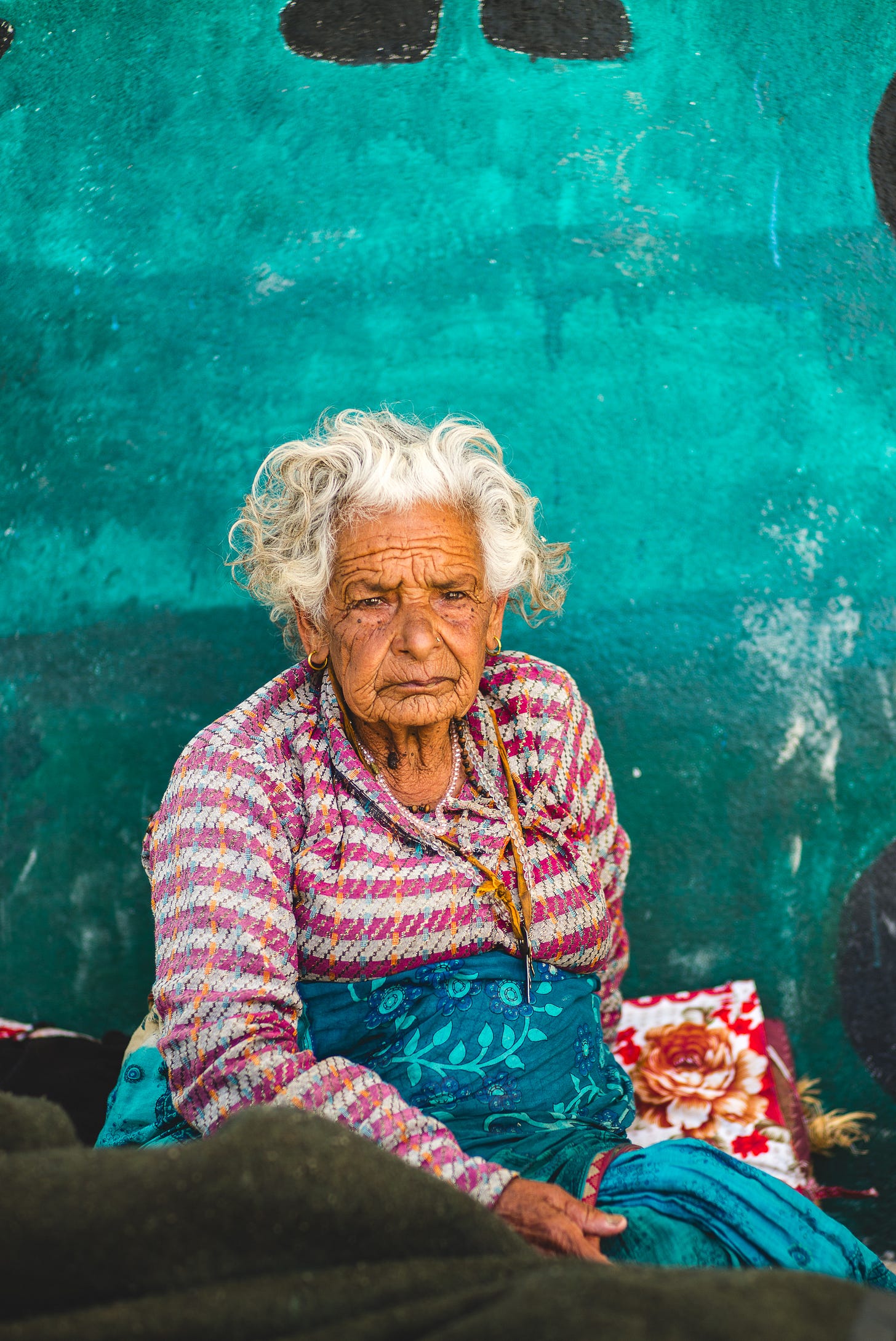 86-year-old Buddha Laxmi Adhikari. 1/500, ƒ/2.4, ISO 200, 21mm. © Gavin Gough