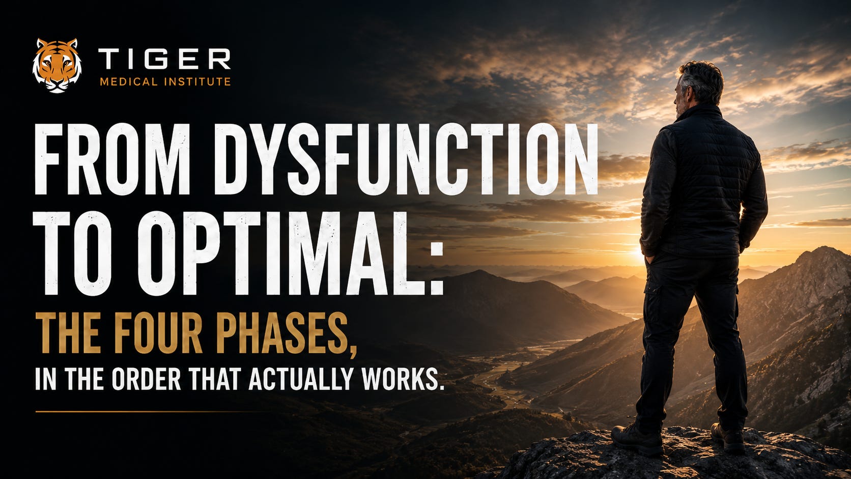 From dysfunction to optimal: the four phases, in the order that actually works.