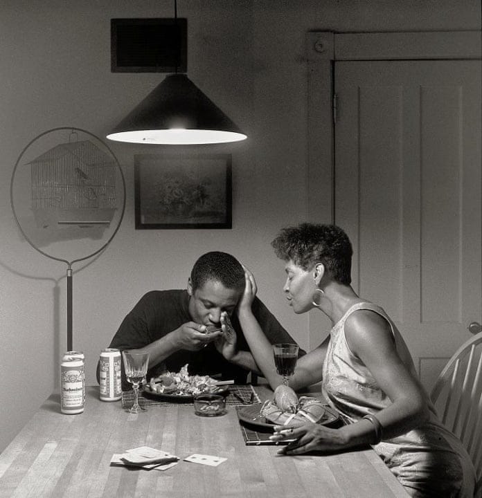 Carrie Mae Weems' best photograph: lobster dinner at the kitchen table |  Photography | The Guardian