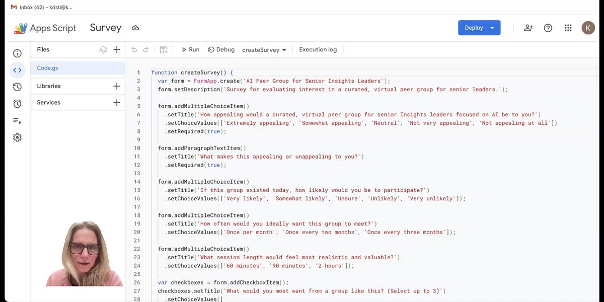 I Built a Fully Programmed Survey Without Knowing How to Code