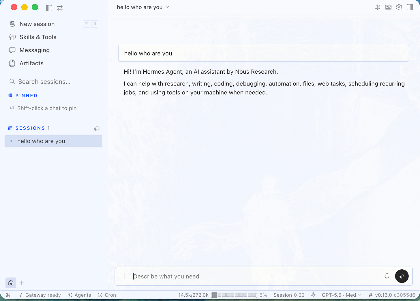 First Conversation First Conversation
