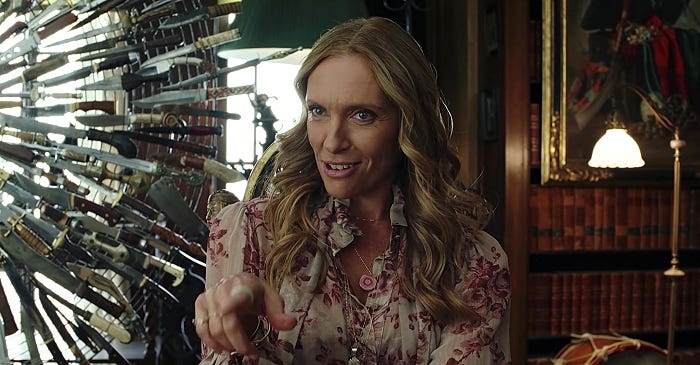 Toni Collette Online – Your premiere source on actress Toni Collette »  “Knives Out” new theatrical trailer and character posters
