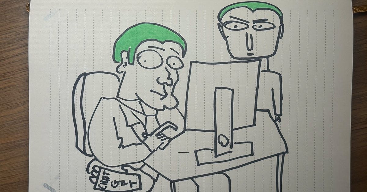 Illustration of shadow AI in the workplace. An office employee secretly uses ChatGPT on a smartphone under a desk while a manager stands behind, symbolising the use of AI tools outside company governance and approval Illustration of shadow AI in the workplace. An office employee secretly uses ChatGPT on a smartphone under a desk while a manager stands behind, symbolising the use of AI tools outside company governance and approval