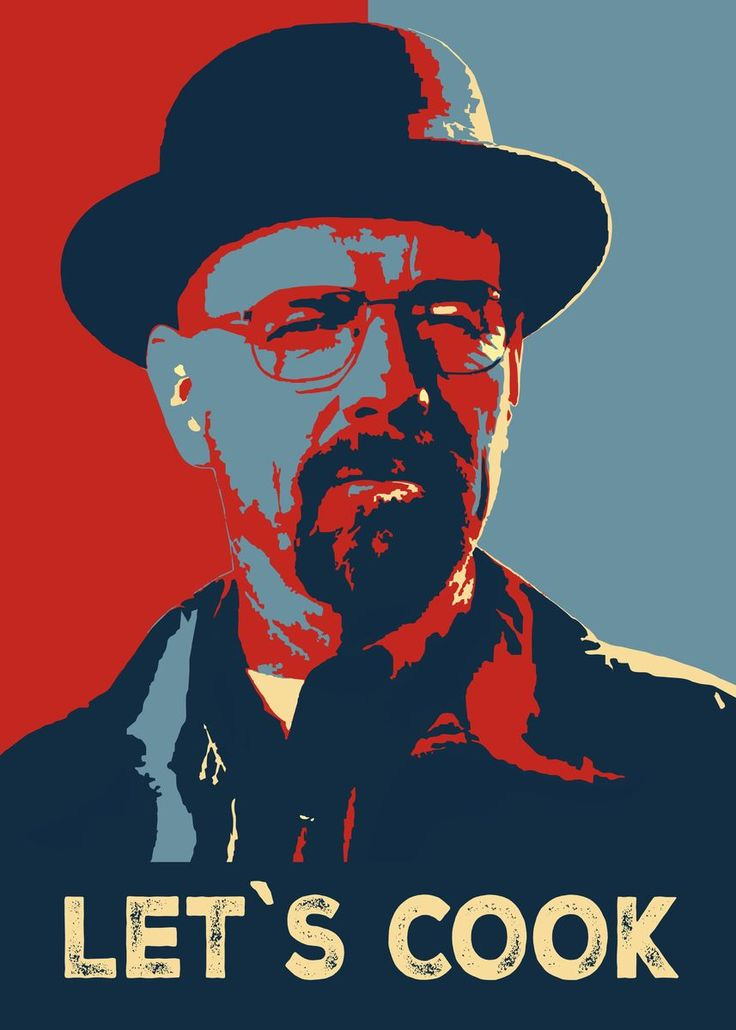 lets cook with heisenberg' Poster, picture, metal print, paint by wise  quotes | Displate