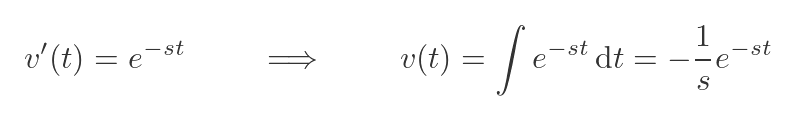 Laplace transform of t