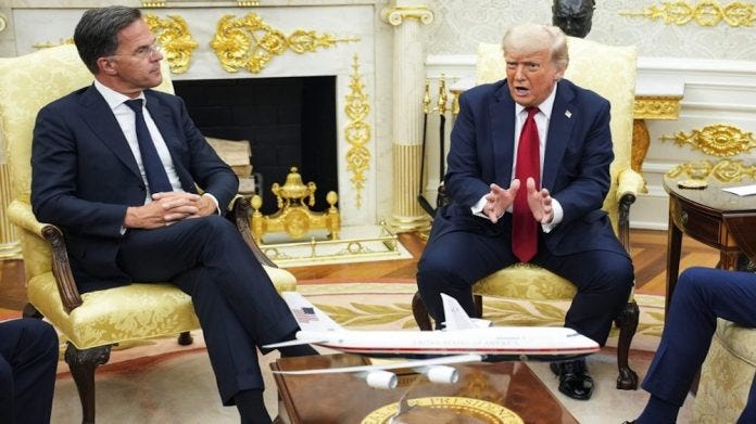 trump og rutte