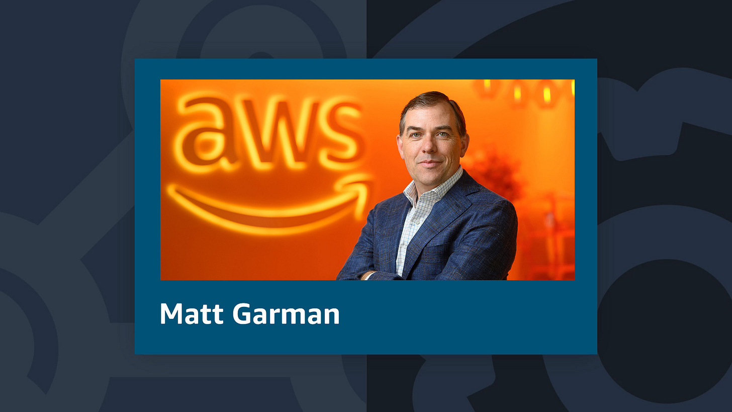 10 things to know about AWS CEO Matt Garman