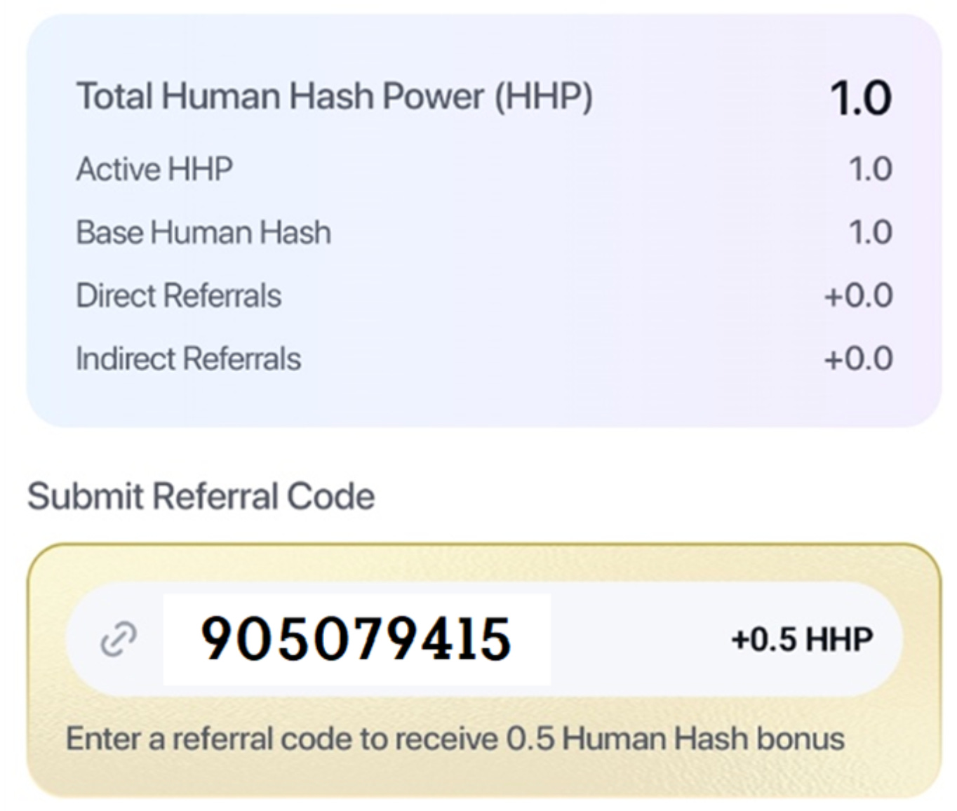 Enter a referral code to unlock instant benefits.
