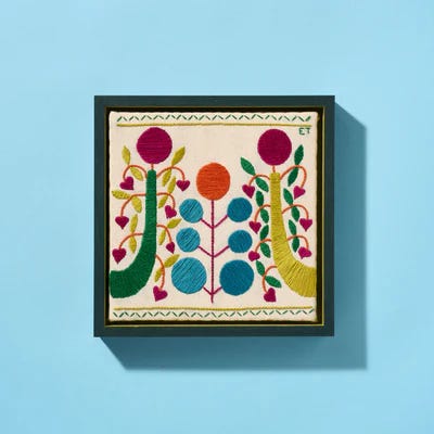 Beginner embroidery kits from The Fabled Thread