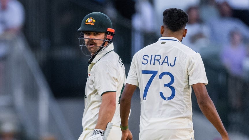 Travis Head and Mohammed Siraj clear the air during second Australia-India  Test at Adelaide Oval - ABC News