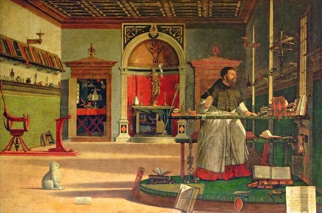 Great Works: St Augustine In His Study (c.1502), Vittore Carpaccio | The Independent | The Independent Great Works: St Augustine In His Study (c.1502), Vittore Carpaccio | The Independent | The Independent