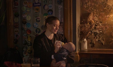 Laura Barton and her baby boy.