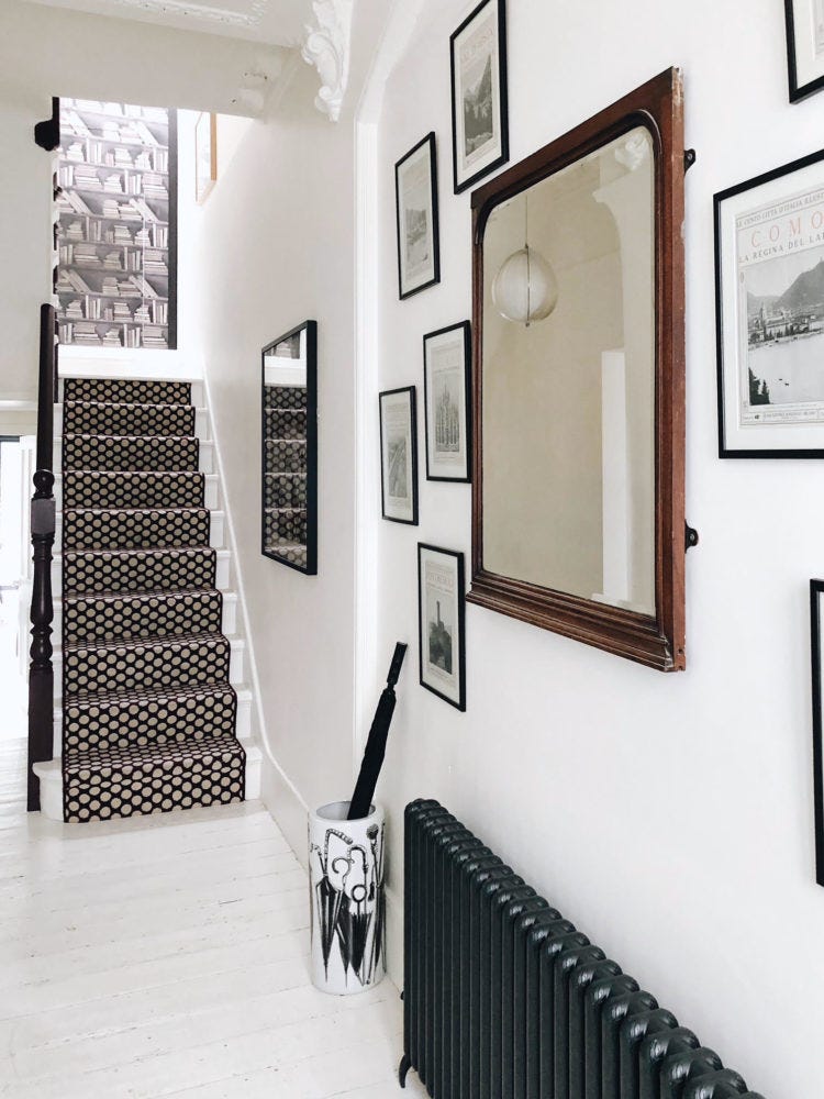bisque radiator in hall via madaboutthehouse.com bisque radiator in hall via madaboutthehouse.com