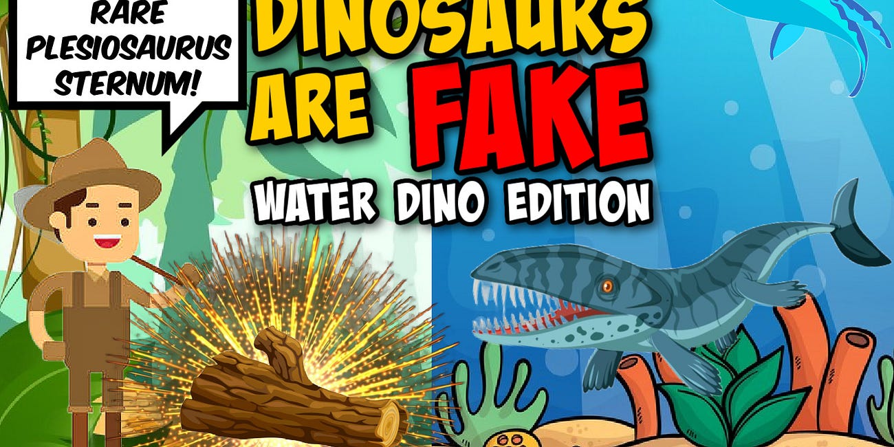 Dinosaurs are FAKE: Water Dinos Edition - Mosasaurus Fraud (PART 1)
