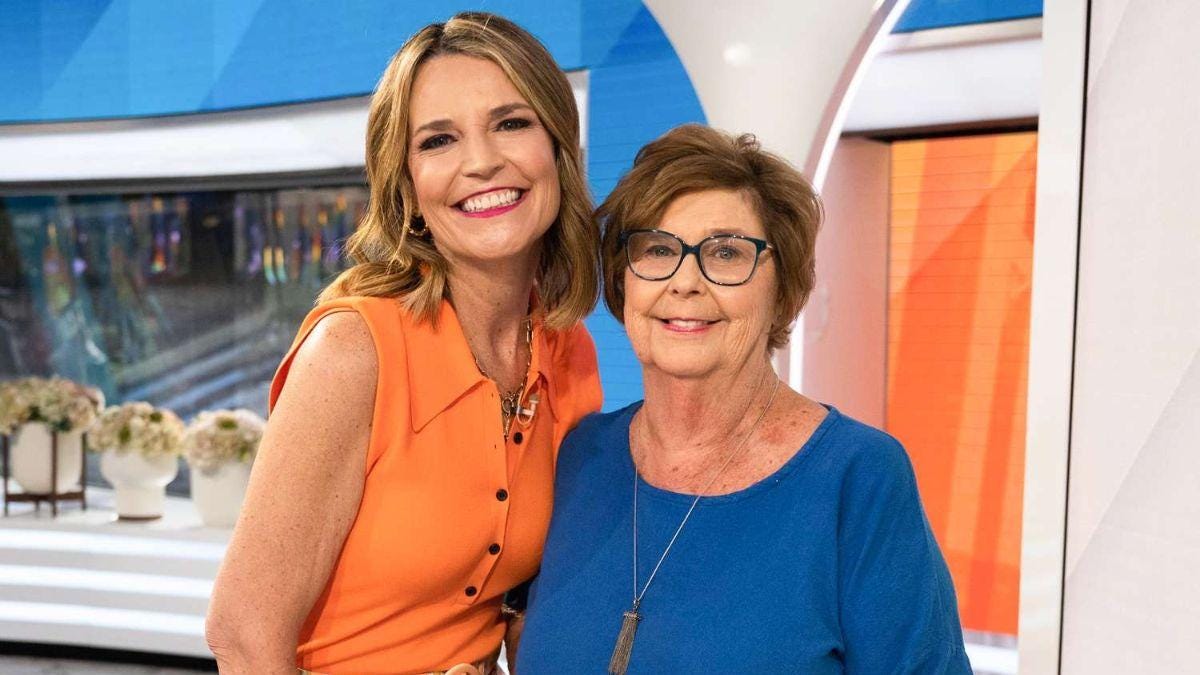 Photo of Savannah Guthrie and Nancy Guthrie Photo of Savannah Guthrie and Nancy Guthrie