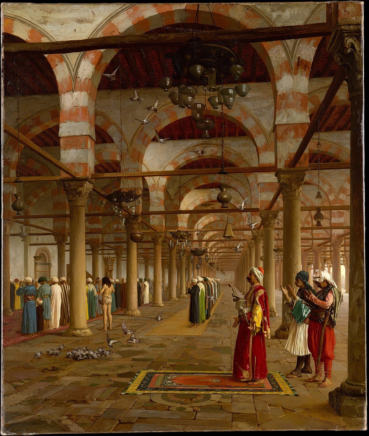 Gerome Orientalist mosque scene