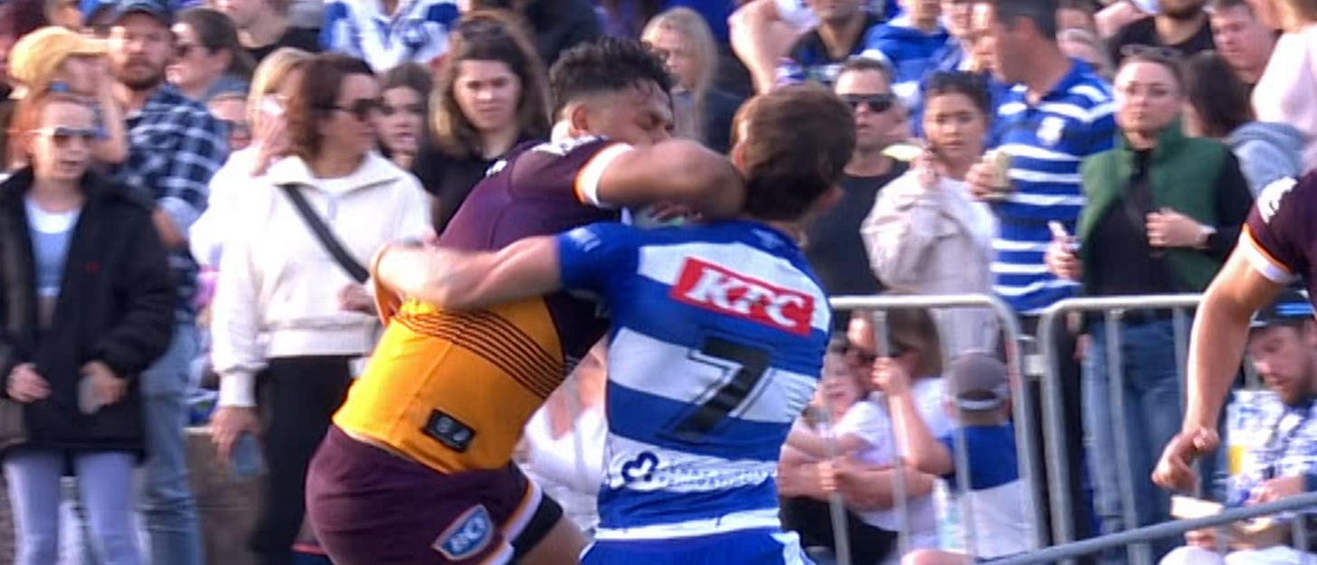 NRL 2023: Toby Sexton injury, Bulldogs vs Broncos, Selwyn Cobbo sin bin,  results, scores, rugby league news