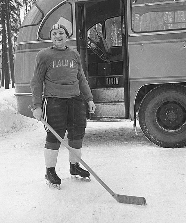 Gagarin gained a reputation as an adept public figure and was noted for his charismatic smile. Gagarin gained a reputation as an adept public figure and was noted for his charismatic smile.