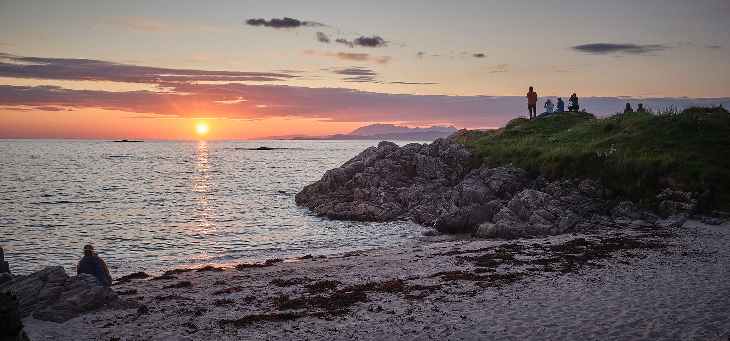 … and photography at sunset