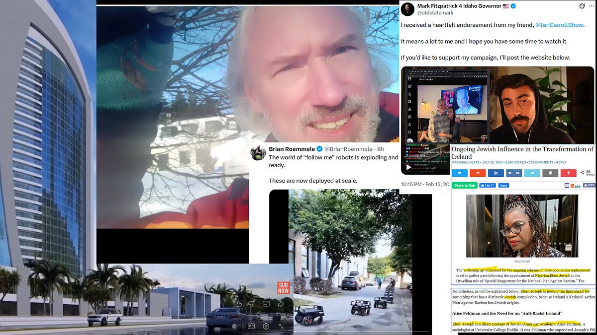 Burkina Faso grows. C&ocirc;te d'Ivoire Israeli puppet. Restore 35M views, 50K members. Hero Ian Carroll