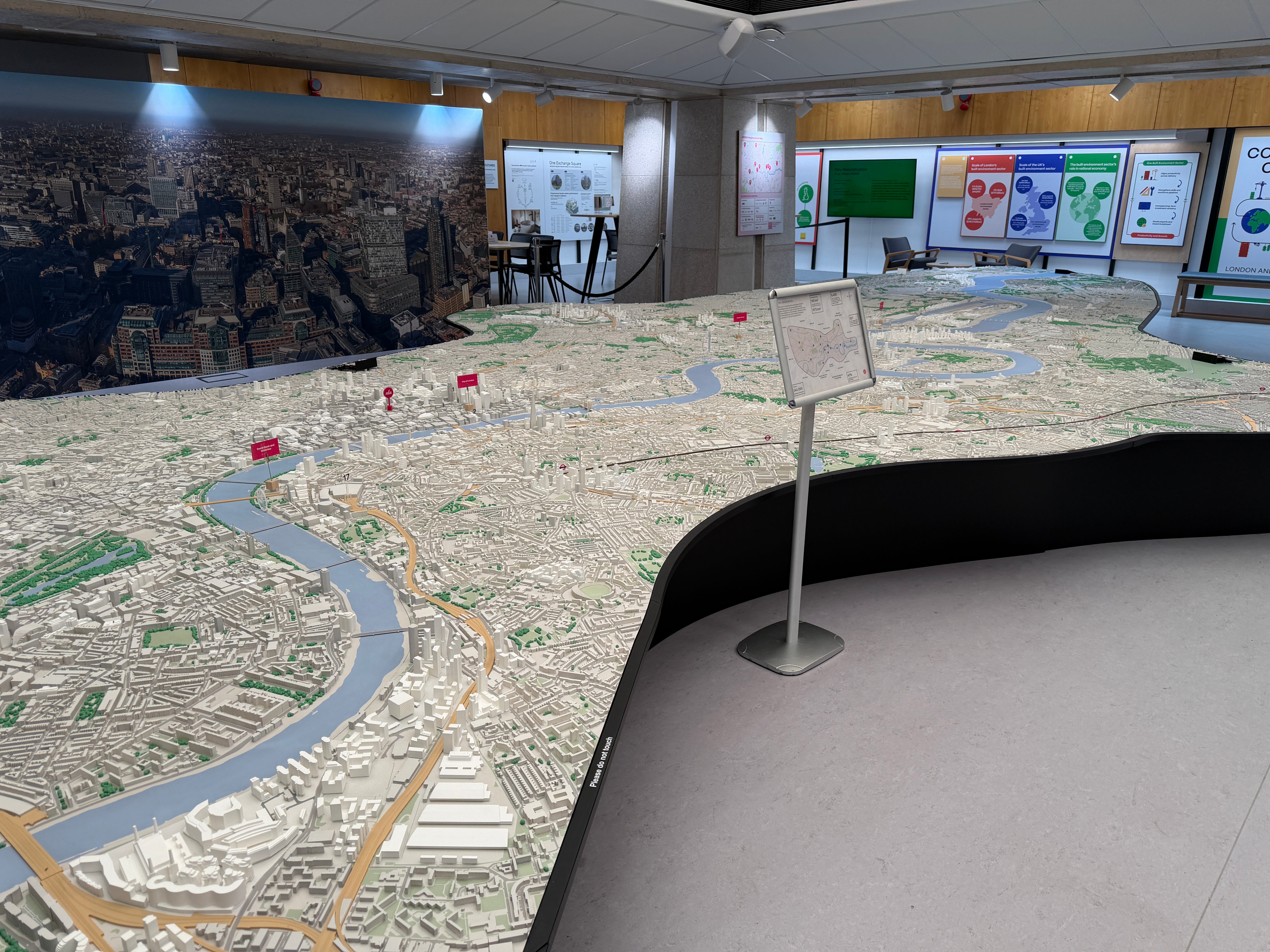 Wide shot of The New London Model. Wide shot of The New London Model.