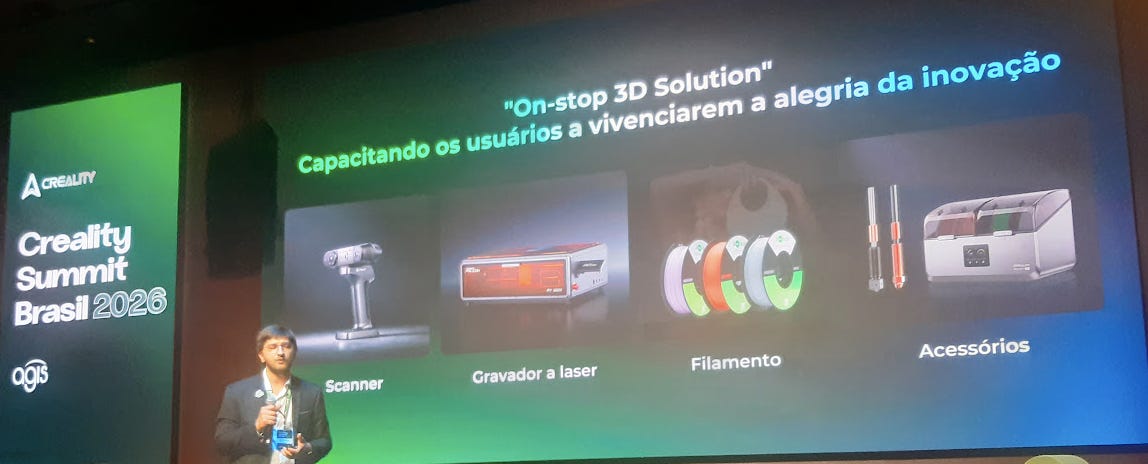 Creality Summit 2025 - Emanuel Campos - Impresso3D