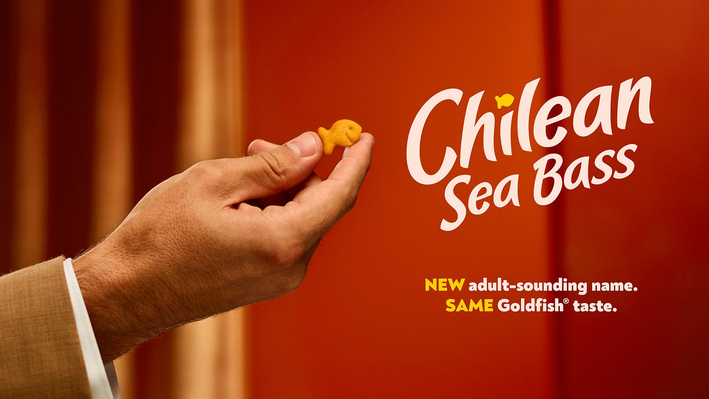 Goldfish crackers name change Goldfish crackers name change