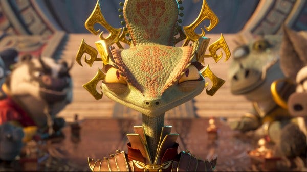 Kung Fu Panda 4' Animation for Chameleon Took 8,130 Controls