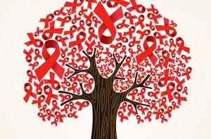 AIDS-Ribbon-Tree AIDS-Ribbon-Tree