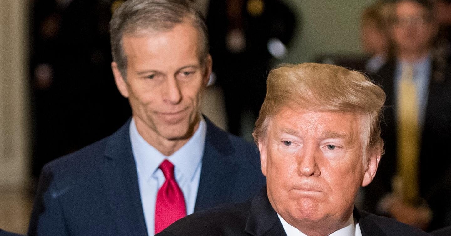 John Thune Once Objected to Trump. Does He Have the Courage to Do So Now? | The Nation John Thune Once Objected to Trump. Does He Have the Courage to Do So Now? | The Nation