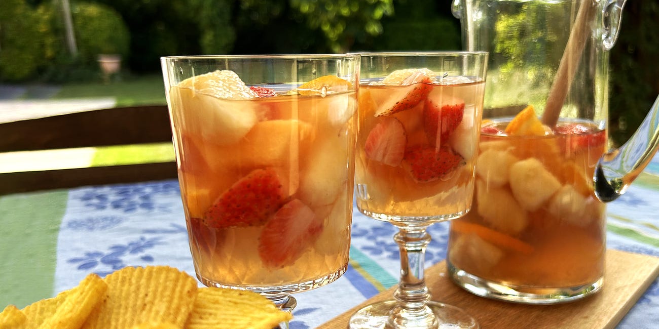 Slow Summer Weekends Call for Rosé Sangria