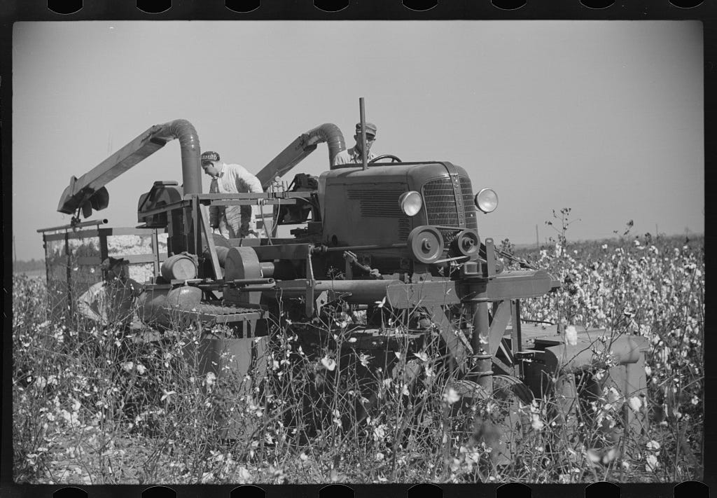 https://cdn4.picryl.com/photo/1939/01/01/rust-cotton-picker-on-cloverdale-plantation-clarksdale-mississippi-delta-mississippi-2-1024.jpg https://cdn4.picryl.com/photo/1939/01/01/rust-cotton-picker-on-cloverdale-plantation-clarksdale-mississippi-delta-mississippi-2-1024.jpg