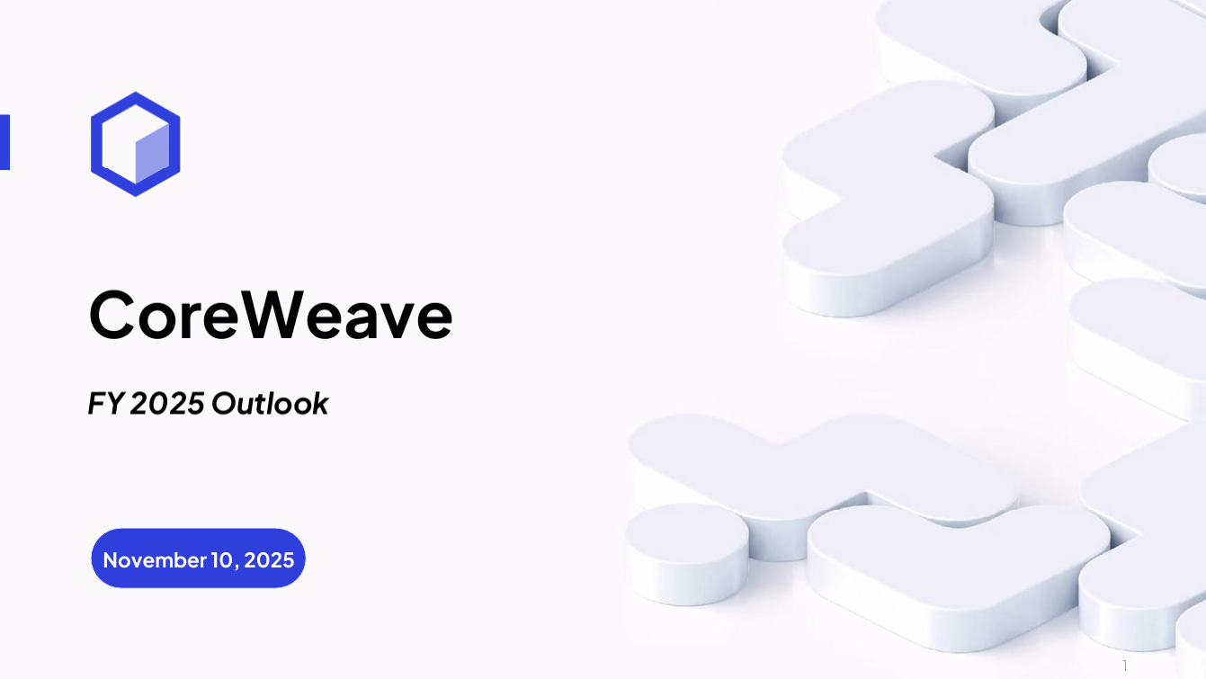 CRWV | CoreWeave 2025年第三季財報分析