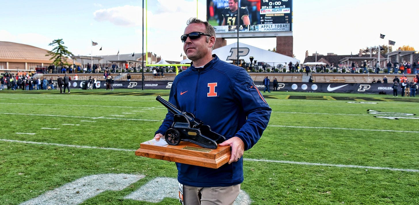 Illinois vs. Purdue: The battle for the cannon