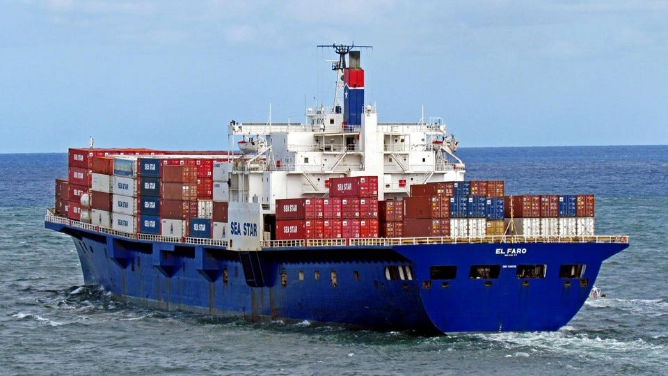 Coast Guard: Cargo Ship El Faro Sank in Hurricane Joaquin - The Atlantic