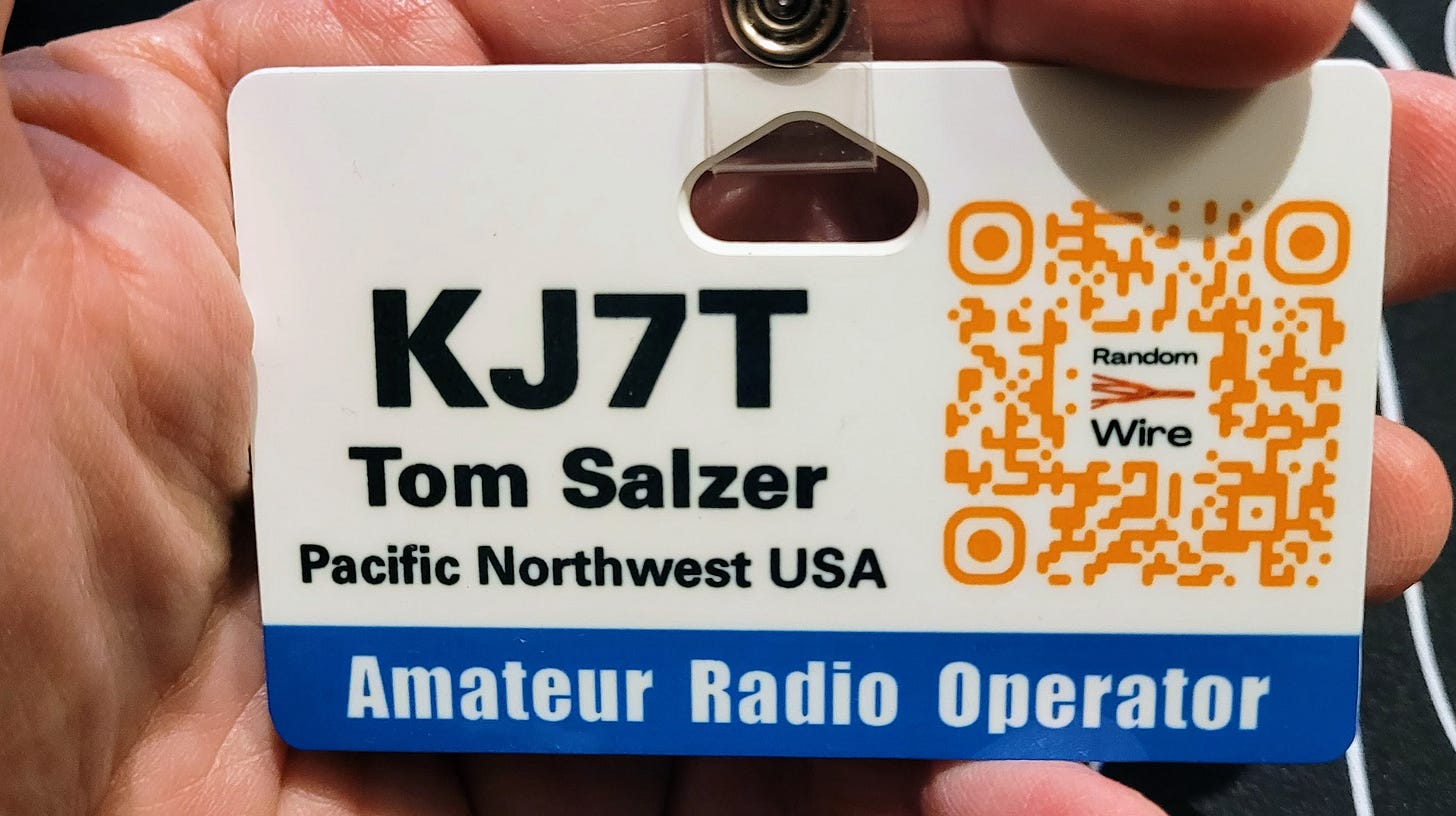 New badge for amateur radio meetings and events