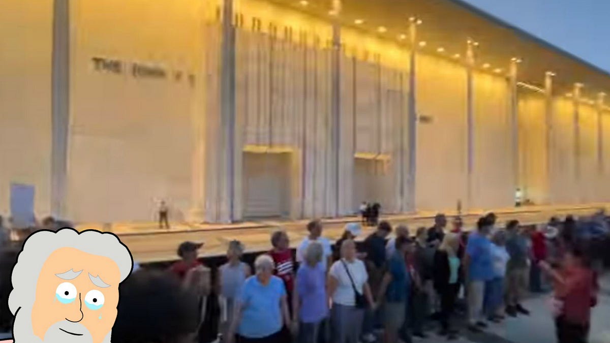 Bless The Americans Who Formed A Human Chain Around The Kennedy Center