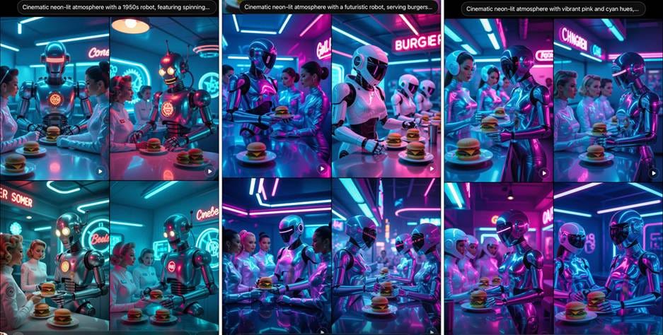 A collage of robots in a restaurant

AI-generated content may be incorrect.