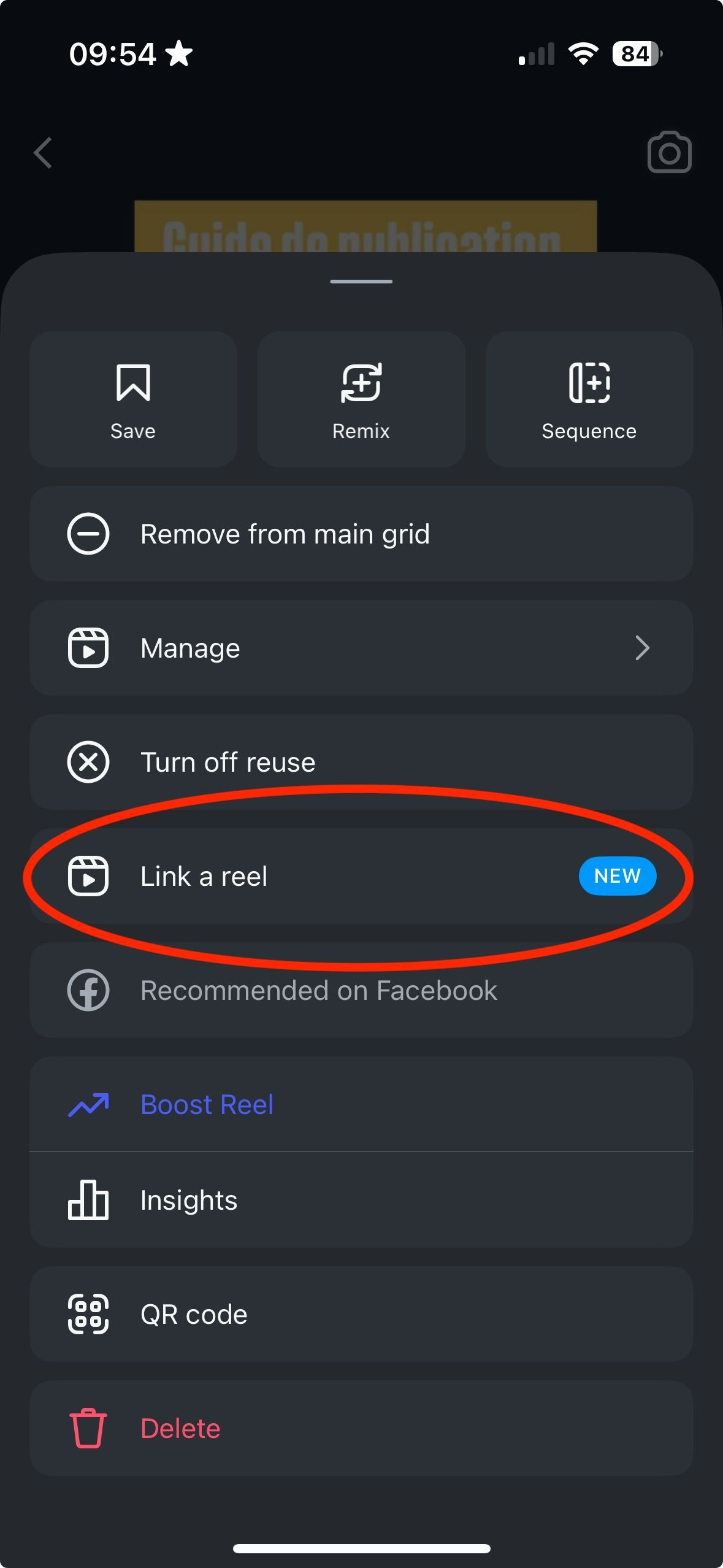 Guide sur les linked réels Instagram by My name is Bond