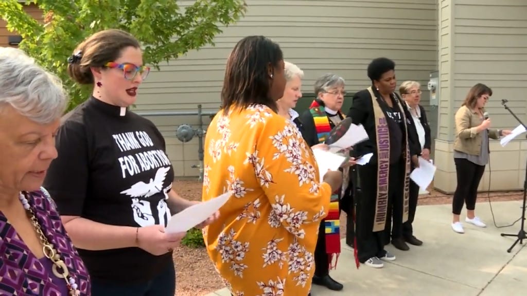 United Church Of Christ Impastors Hold Blessing Ceremony FOR Planned Parenthood