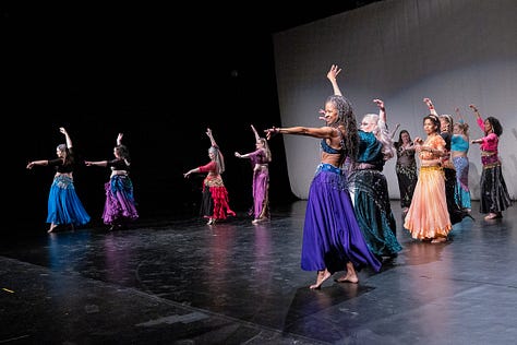 Dancers, singer, spoken word performances