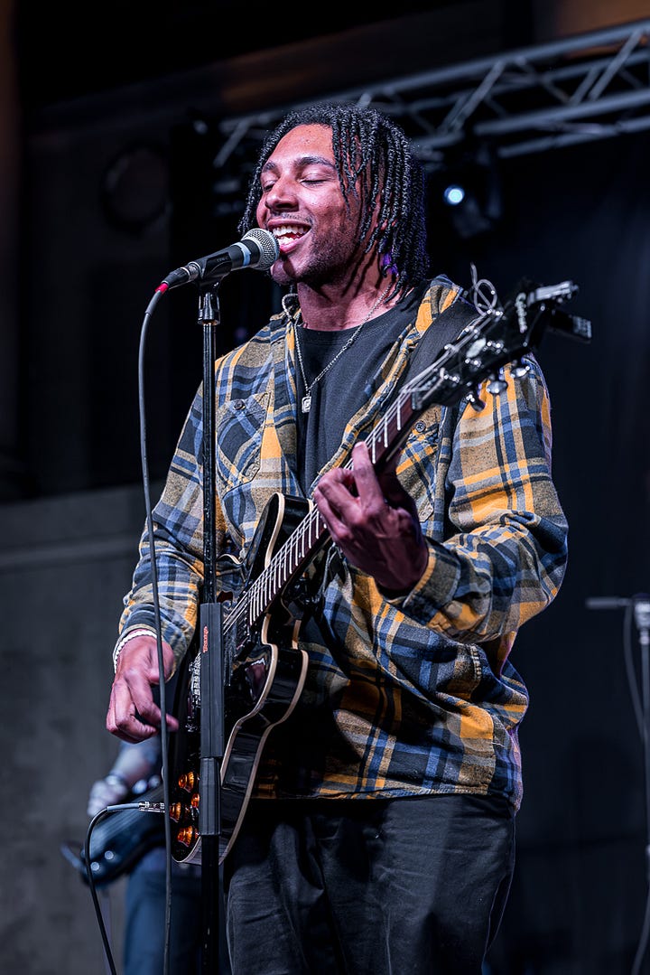 Seth Witcher performing live at Wide Awake Festival.