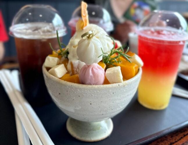 Korean shaved ice