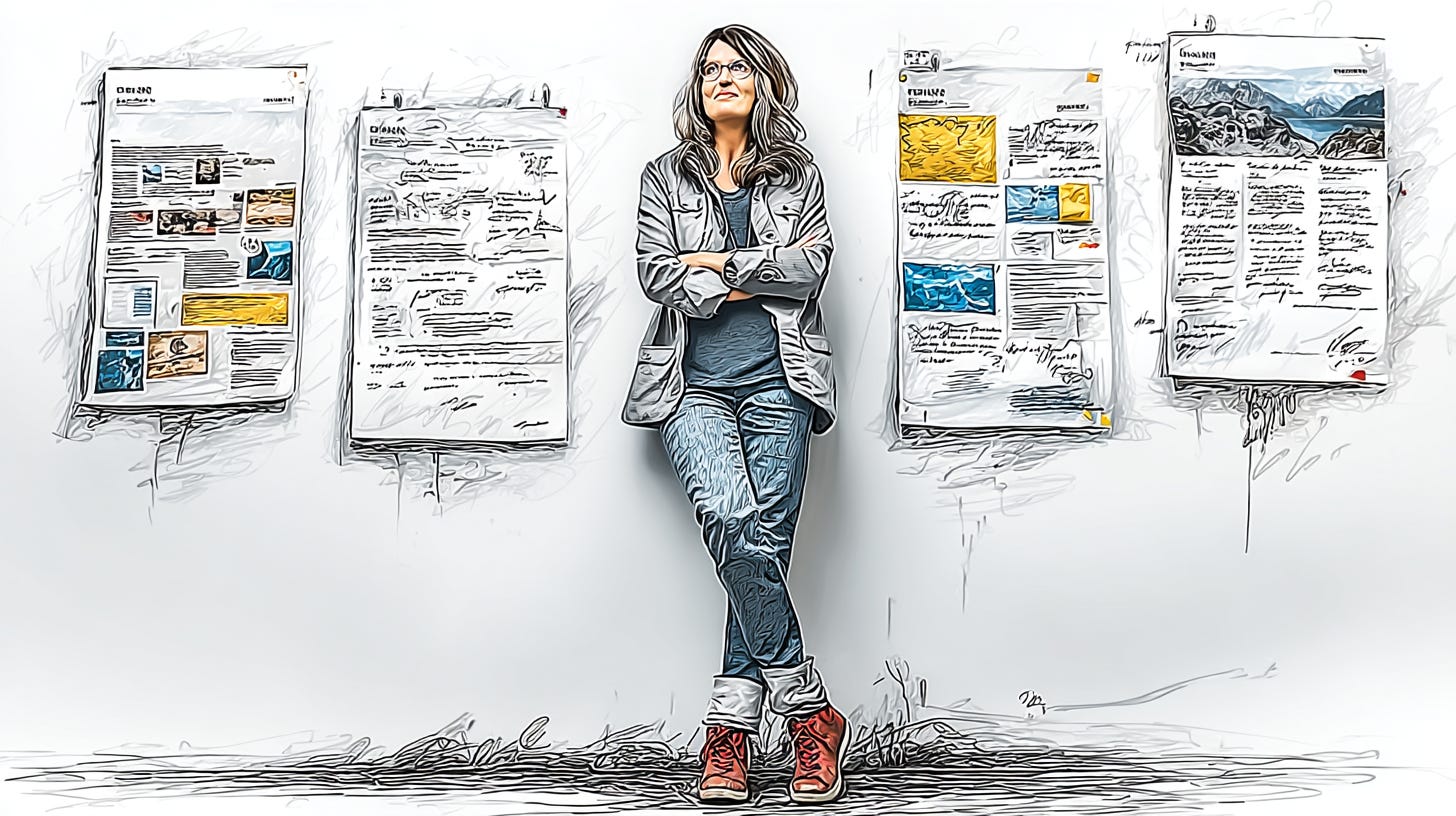 woman rethinking foundational pieces to her process woman rethinking foundational pieces to her process