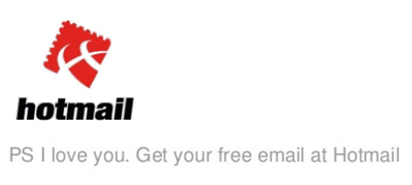 Hotmail growth hacking example PS i love you - Growth Hackers
