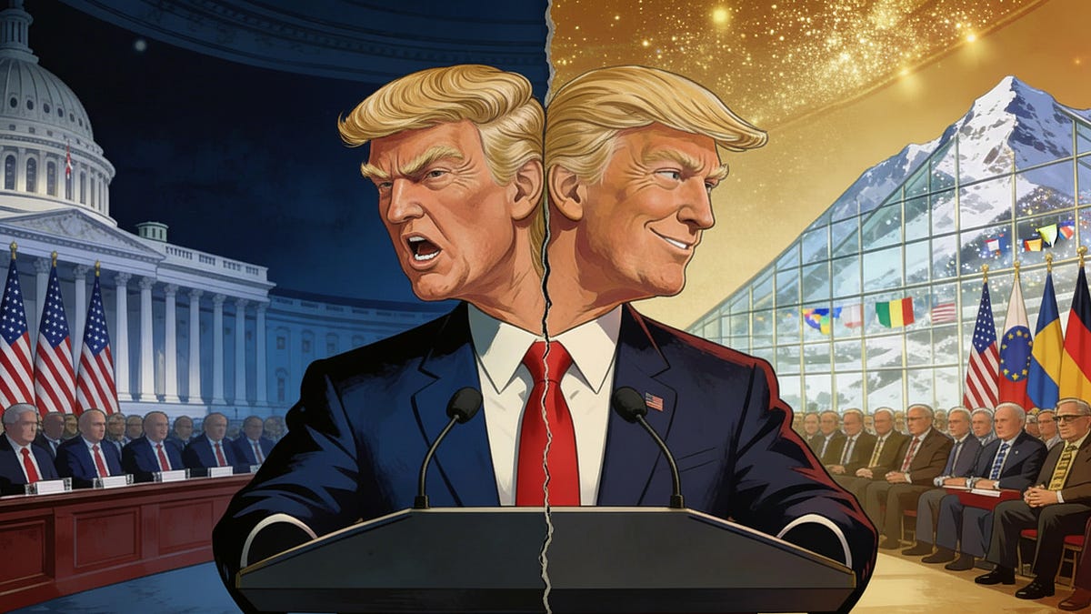Two Speeches. Two Americas. One Liar.