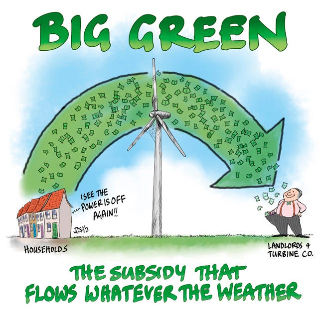 Und noch ein grünes Fiasko: Windparkbetreiber könnten bezahlt werden, um aufzuhören, Energie ... Und noch ein grünes Fiasko: Windparkbetreiber könnten bezahlt werden, um aufzuhören, Energie ...