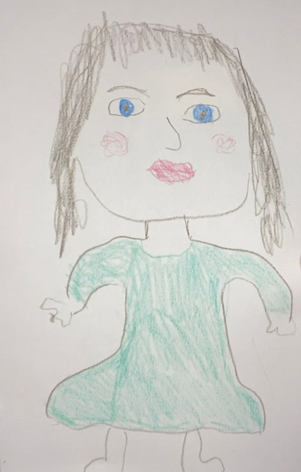 My surprise left-handed self-portrait