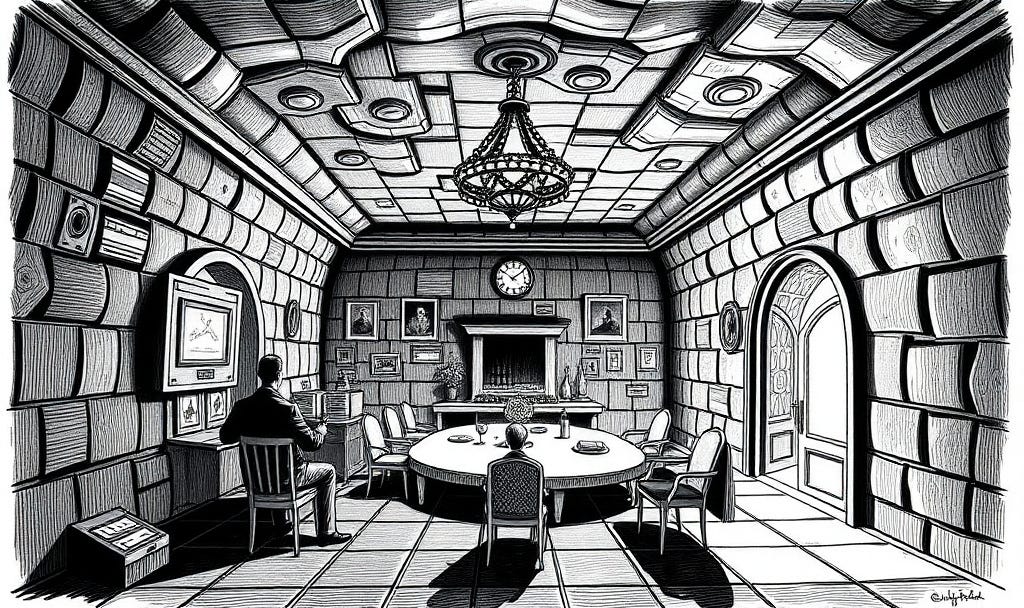 THE BALLROOM-BUNKER CONSPIRACY: A Completely Made-Up Theory About Real Stupidity