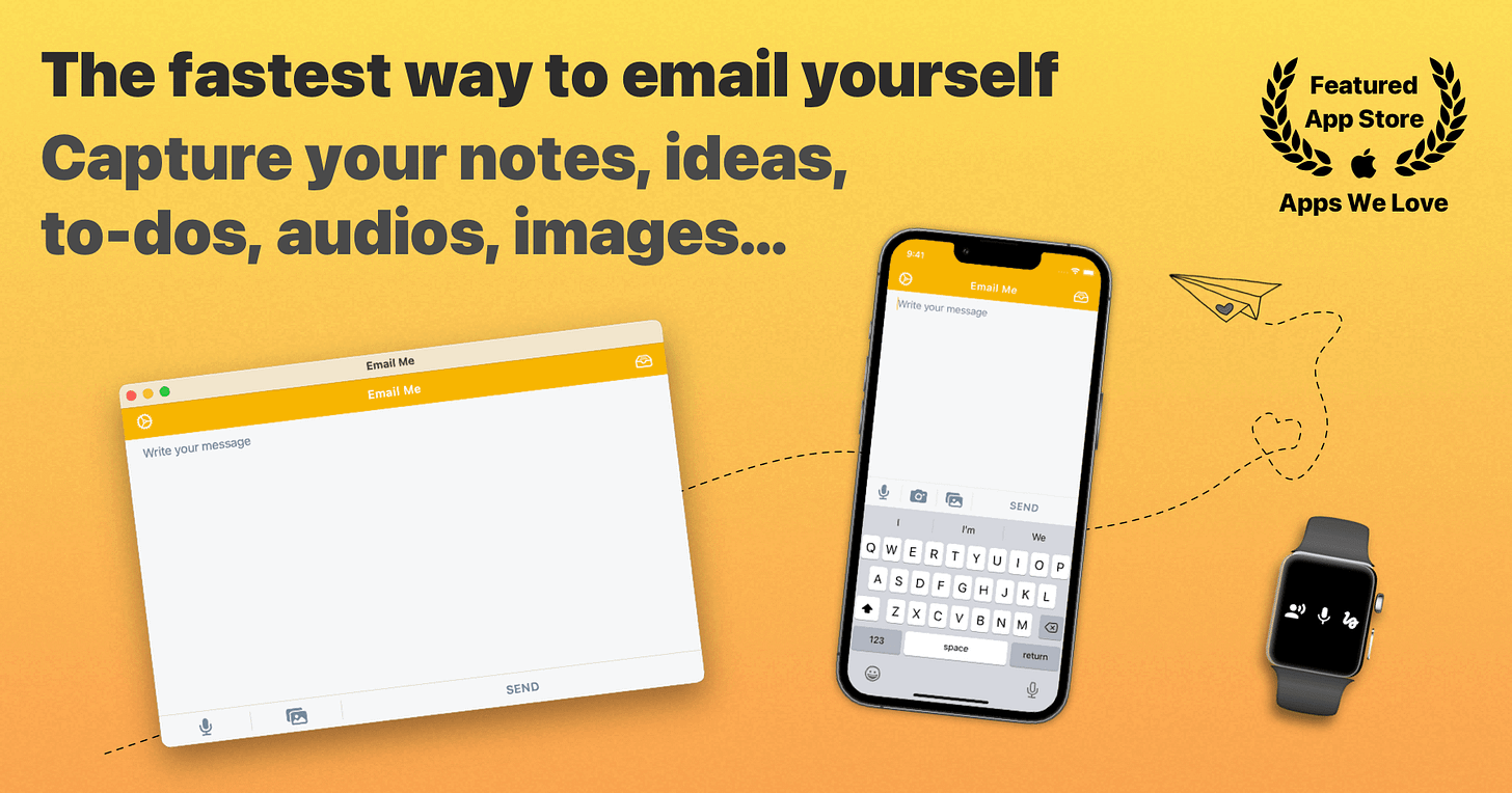 Email Me App | AI Voice Notes & Note to Self to Your Inbox Email Me App | AI Voice Notes & Note to Self to Your Inbox